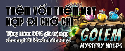 Ưu đãi nạp tiền cực khủng banner